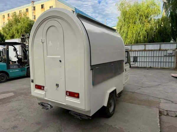Electric Three Wheeled Mobile Food Cart