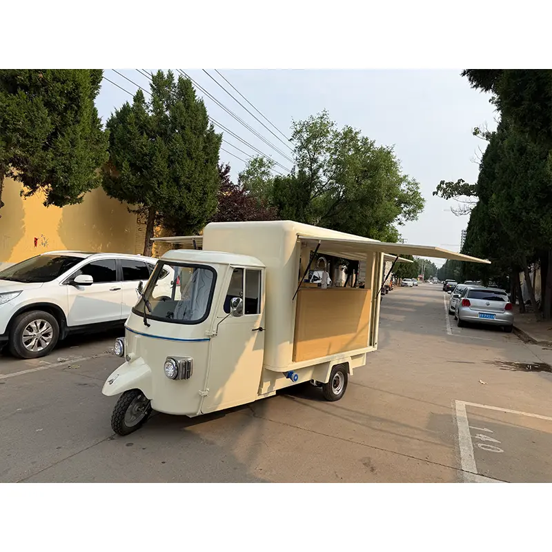 Piaggio Ape жылжымалы кофе бар жүк көлігі